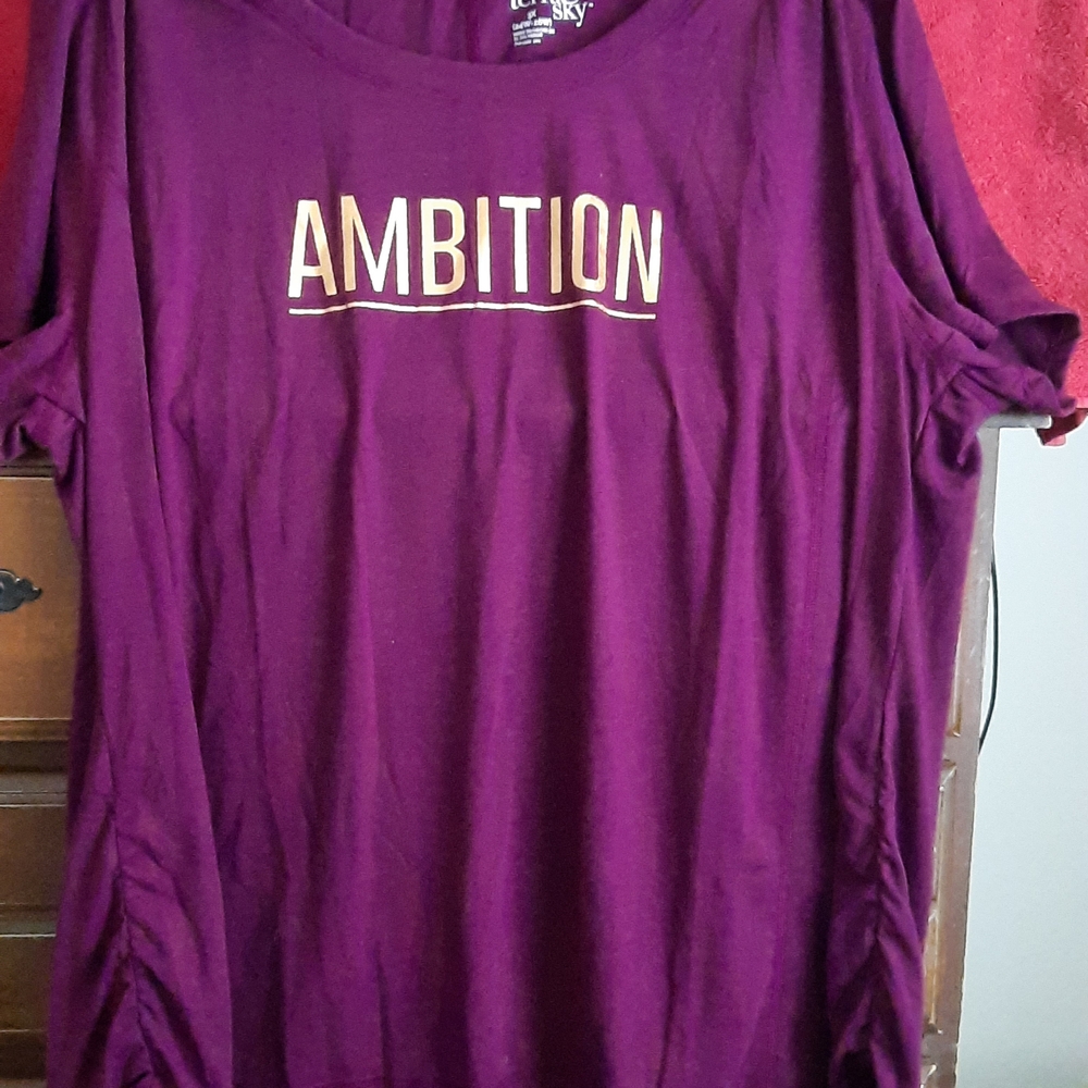 Terra & Sky Ambition Tee - Burgundy